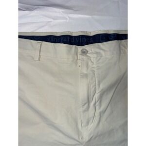 Vineyard Vines Performance Shorts Khaki Mens Size 42 Whale Logo‎ Stretch
